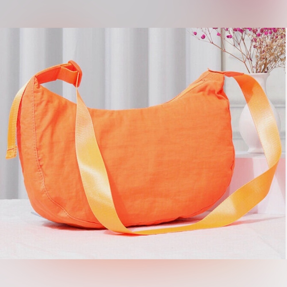 Vibrant Orange Shoulder Bag for Women